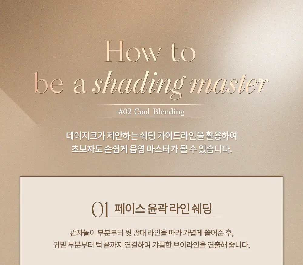 [브러쉬 증정] 데이지크 브이컷 블렌딩 쉐딩 2 colors (단품/기획) 상세페이지 12